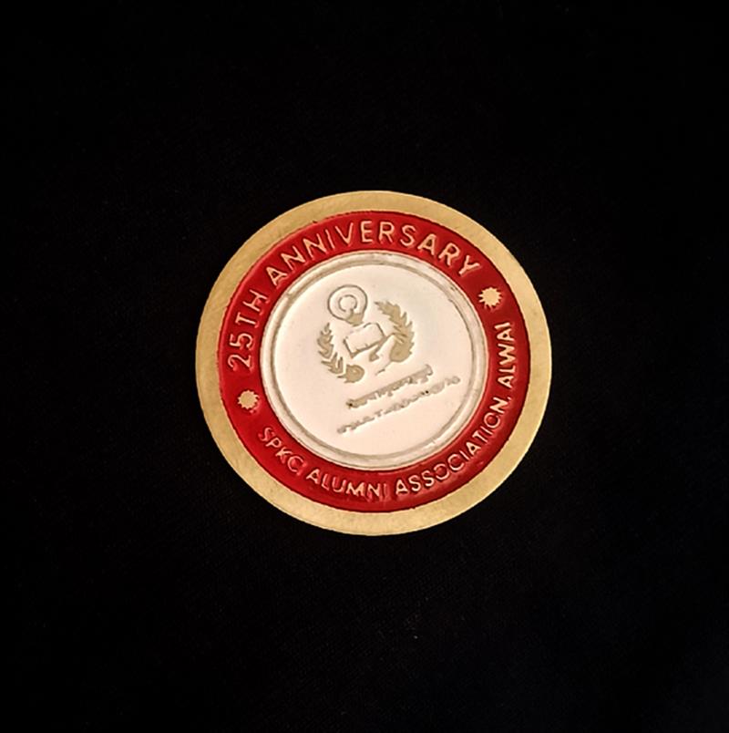 TWO COLOR BRASS BADGE 