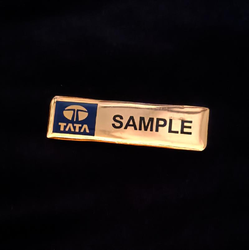 GOLD ENAMEL BADGE 