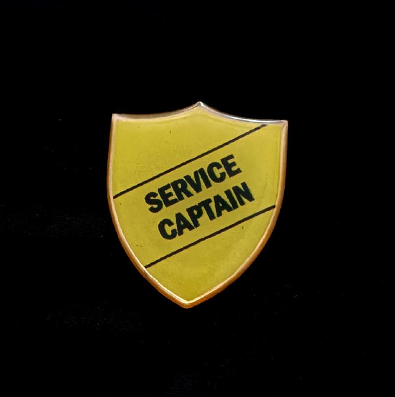 SHIELD BRASS BADGE  