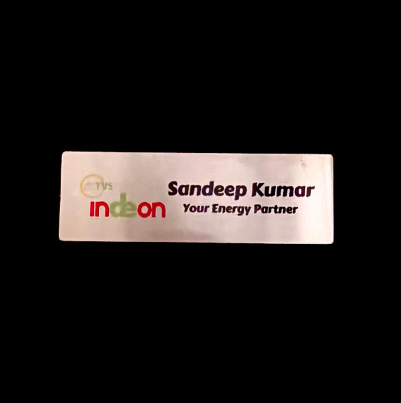 STEEL BADGE COLOR PRINTING 